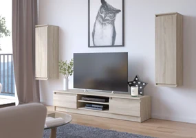 Mobilier camera de zi Megaherzios (stejar sonoma) (fără iluminat). 1117426