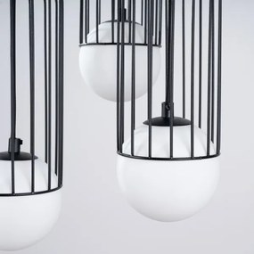 Lustră pe cablu Sollux SL.1336 BRINA 3xG9/8W/230V negru