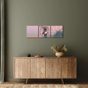 Tablou - Natura vie (cu ceas) (90x30 cm)