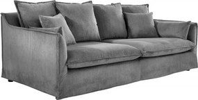 Canapea confortabila design modern, Heaven 3 locuri, gri