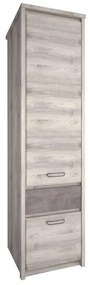 Dulap cu rafturi JESS (castan nairobi + onyx). 1091607