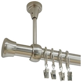 Galerie simpla tavan FULDA - 25mm - INOX (Alege marime: 400 cm)