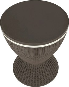 Masa gradina FABIR, maro, polipropilena, 49x57/82 cm