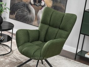Fotoliu Kikino X (verde + negru). 1110138