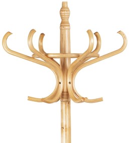 Cuier lemn masiv natural, 185 cm