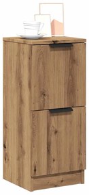 vidaXL Dulapuri, 2 buc., stejar artizanal, 30x30x70 cm, lemn compozit