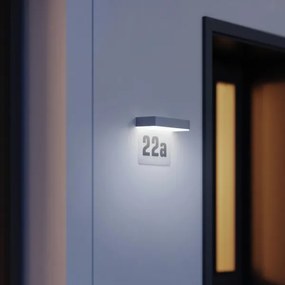 Steinel 065935 - Număr casă solar LED 0,07W 2000 mAh IP44 antracit