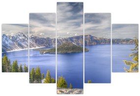 Tablou lacul montan (150x105 cm)