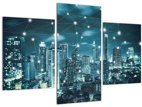 Tablou - Metropolă stălucitoare (90x60 cm)