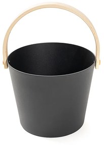 Galeata sauna Waincris UA-5 din aluminiu si maner din lemn de bambus