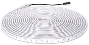 Bandă LED RGB solară dimabilă LED/10W/3,2V 10 m IP65 + telecomandă