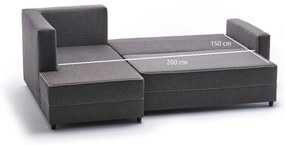 Canapea extensibilă Elnath (maro) (S). 1088022