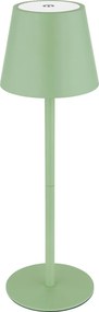 Globo 58488BG-LED Lampă de masă pentru exterior 3-în-1 VANNIE, dimmabilă cu comandă tactilă și reîncărcabilă, 3W/5V IP54 verde