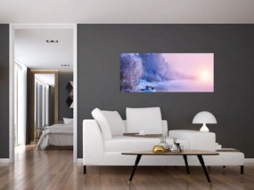 Tablou - Râu înghețat (120x50 cm)