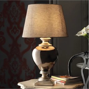ONLI - Lampă de masă AMADEUS 1xE27/15W/230V gri