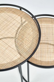 Set masute de cafea Ratan Natural, LIDINGO