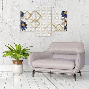 Tablou - Flori de diamant (90x60 cm)