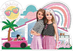 Barbie House Puzzle de formă de 104 piese Clementoni