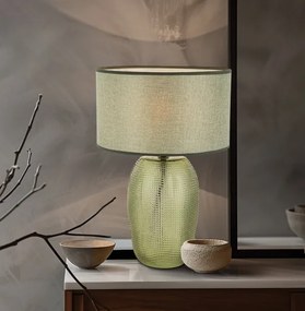 Lampă de masă JENIFER 1xE27/40W/230V verde
