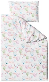 Lenjerie de pat din bumbac pentru patut BALUNEA albă Dimensiune lenjerie de pat: 45 x 65 cm | 90 x 135 cm