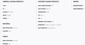 Aplica LED ultramoderna USB / Wireless charger NIKO dreapta