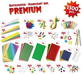 TRUSA CREATII HANDMADE PREMIUM CU 1300 ACCESORII INCLUSE - LENA (LE42663)
