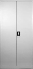 Vestiar metal cu seif Zogi Gri deschis 90x45x180 cm