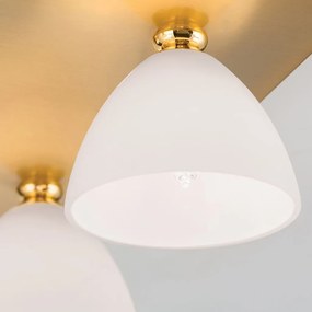 Plafoniera eleganta design modern OPALDESIGN 4L, auriu mat