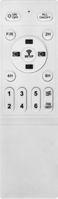 Osram - Plafonieră LED reglabilă cu ventilator, 55W/230V, alb + telecomandă