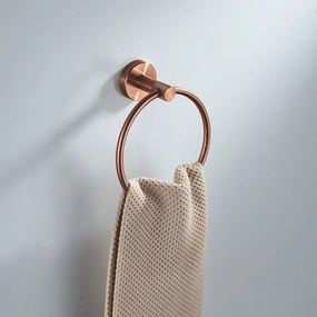 Cuier de baie Ring 6610 Modern Brush Copper
