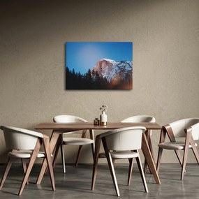 Tablou - Crestele munților noaptea (70x50 cm)