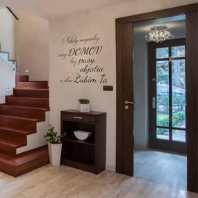 INSPIO Autocolant pentru perete: Nu pleca niciodată de acasă fără un sărut
