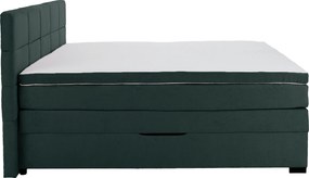 Pat boxspring, 200x200, verde, APRIL