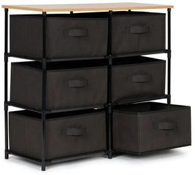 Raft modern, organizator cu 6 sertare