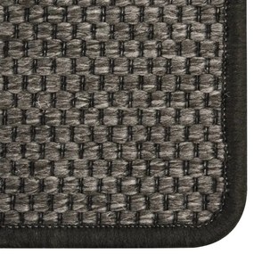 Covor traversa cu aspect sisal, antracit, 80x250 cm 80 x 250 cm