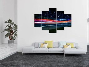 Tabloul orașului nocturn (150x105 cm)