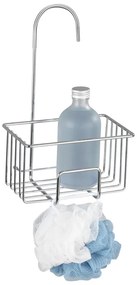 Raft pentru baie argintiu lucios de agățat din oțel inoxidabil Milito – Wenko