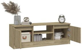 Comoda TV cu usa, stejar sonoma, 102x30x36 cm