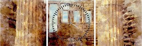 Tablou - Erechtheion, Atena, Grecia (cu ceas) (90x30 cm)