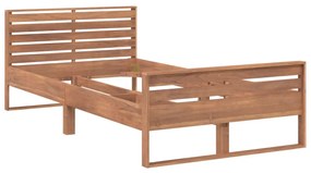Cadru de pat, 100x200 cm, lemn masiv de tec 100 x 200 cm