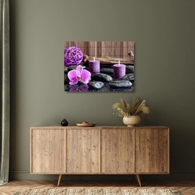 Tablou pe sticlă - Relaxare (70x50 cm)