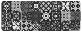 Covor tip traversă negru din PVC 45x120 cm Salou – douceur d'intérieur