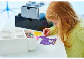 Cutie de birou LEGO® Brick gri cu sertar, 15,8 x 11,3 cm