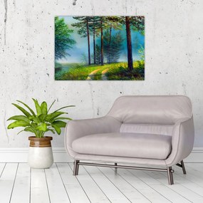 Tablou - Pictură în ulei de peisaj (70x50 cm)