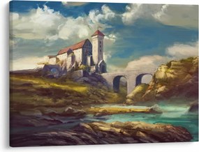 Tablou - Castelul medieval (70x50 cm)