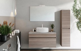 Coloană lemn masiv Suspendată Baie Salta - Rovere Grigio