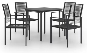 vidaXL Set mobilier de grădină, 5 piese