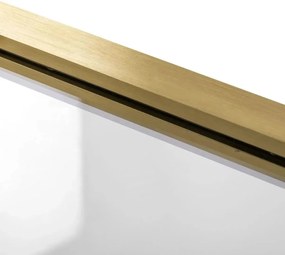 Cabina de dus de perete REA Rapid Slide Brush Gold
