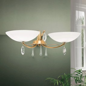 Aplica de perete OPALDESIGN, auriu mat