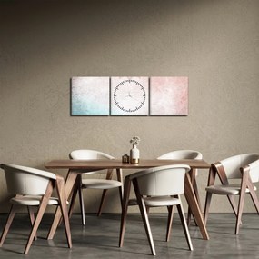 Tablou - Mandala pe zid 2 (cu ceas) (90x30 cm)